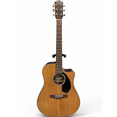 Used 2012 Fender CD-60SCE Natural Acoustic Guitar