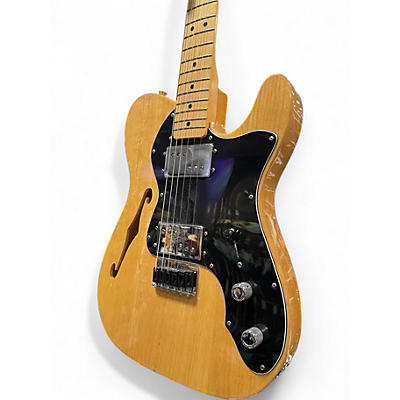 Used 2012 Fender Classic Player Telecaster Thinline Deluxe Natural Hollow Body Electric Guitar