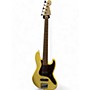 Used 2012 Fender Deluxe Active Jazz Bass V 5 String Vintage White Electric Bass Guitar Vintage White