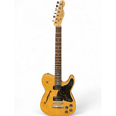 Used 2012 Fender JA90 Jim Adkins Thinline Telecaster Natural Hollow Body Electric Guitar