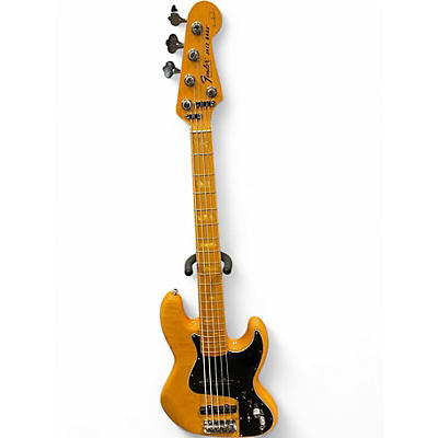 Used 2012 Fender Marcus Miller Signature Jazz Bass V Natural Electric Bass Guitar