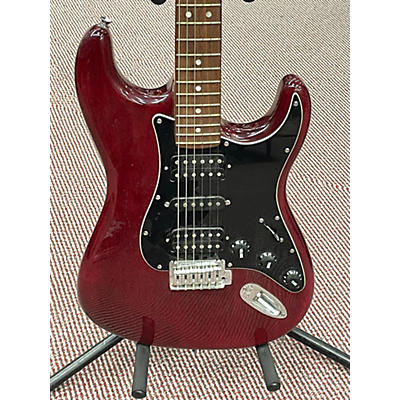 Fender Used 2012 Fender Modern Player Stratocaster HSS Crimson Red Trans Solid Body Electric Guitar