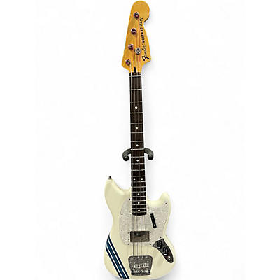 Used 2012 Fender Pawnshop Mustang Bass White Electric Bass Guitar