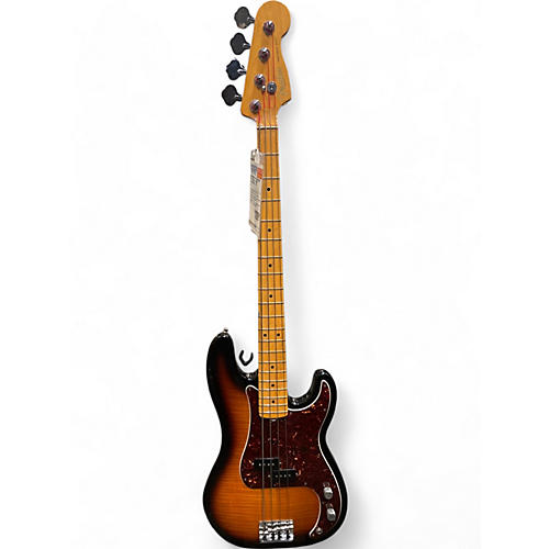 Fender Used 2012 Fender Select Precision Bass 2 Color Sunburst Electric Bass Guitar 2 Color Sunburst