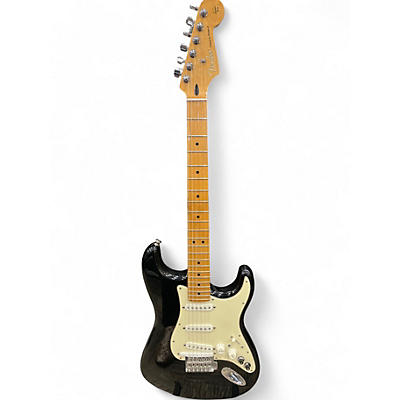 Used 2012 Fender Standard Roland Stratocaster BLACK Solid Body Electric Guitar