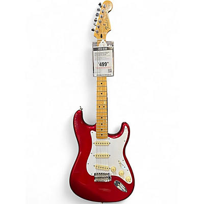 Used 2012 Fender Standard Stratocaster RED Solid Body Electric Guitar