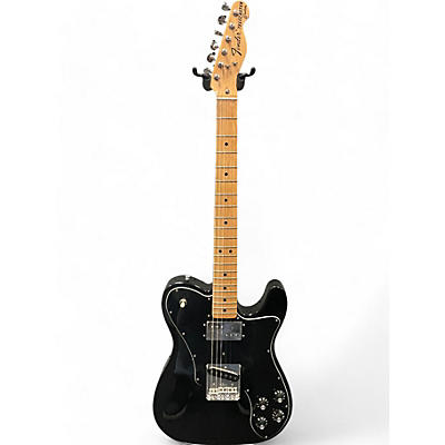 Used 2012 Fender Telecaster Custom Black Solid Body Electric Guitar