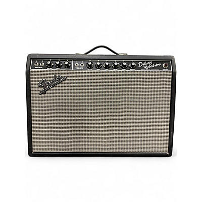Used 2012 Fender Vintage Reissue '65 Deluxe Reverb Guitar Combo Amp - Black Tube Guitar Combo Amp