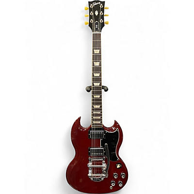 Used 2012 Gibson 61' REISSUE SG WITH BIGSBY RED Solid Body Electric Guitar