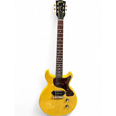 Used 2012 Gibson Billie Joe Armstrong Les Paul Junior Double Cutaway TV Yellow Solid Body Electric Guitar