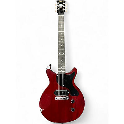 Used 2012 Gibson LES PAUL DOUBLE CUTAWAY JR Cherry Solid Body Electric Guitar