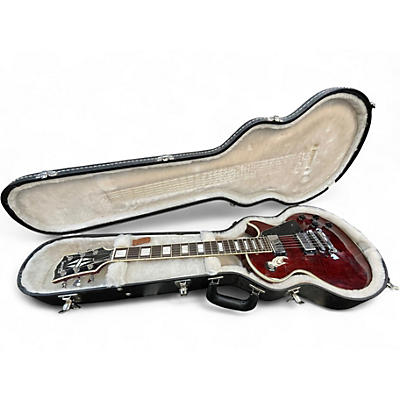 Used 2012 Gibson Les Paul Classic Custom Wine Red Solid Body Electric Guitar