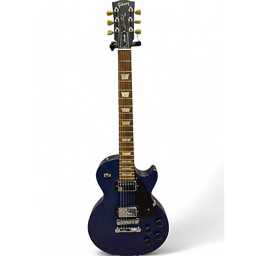 Used 2012 Gibson Les Paul Studio Blue Solid Body Electric Guitar Blue