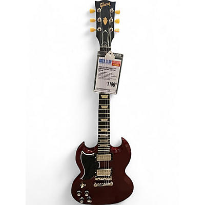 Used 2012 Gibson SG Left Handed Cherry Electric Guitar