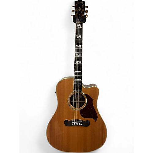 Used 2012 Gibson Songwriter Deluxe Studio Natural Acoustic Electric Guitar Natural