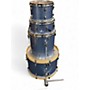 Used 2012 Gretsch Drums 4 Piece Catalina Club Rock Arctic Blue Sparkle Drum Kit Arctic Blue Sparkle