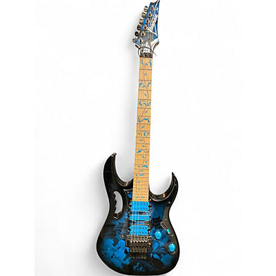 Used 2012 Ibanez JEM70V Steve Vai Signature BLACK Solid Body Electric Guitar