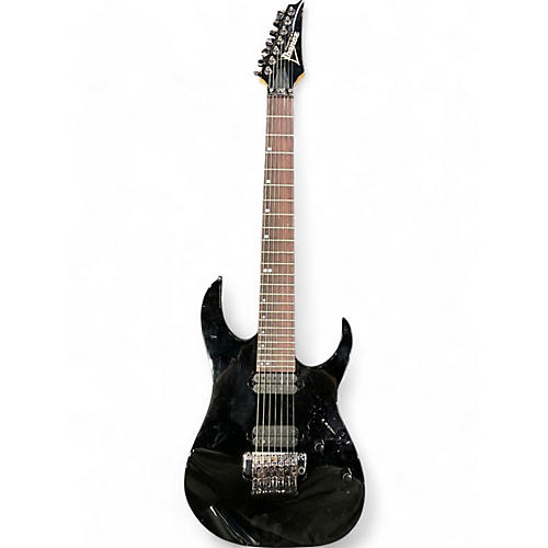 Ibanez Used 2012 Ibanez RG927QMF Premium 7 String Black Solid Body Electric Guitar Black