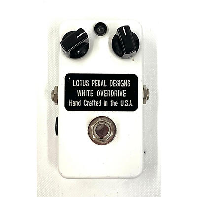 Used 2012 Lotus Pedal Designs White Overdrive Effect Pedal
