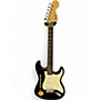 Used 2012 Squier Affinity Stratocaster Black Solid Body Electric Guitar Black