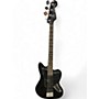 Used 2012 Squier Short Scale Vintage Modified Jaguar Black Electric Bass Guitar Black