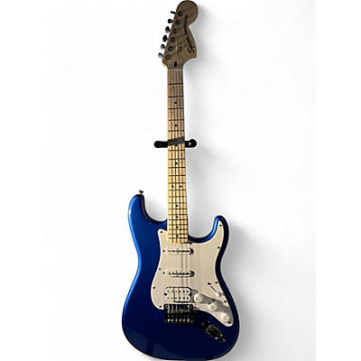 Used 2012 Squier Standard Stratocaster Blue Solid Body Electric Guitar