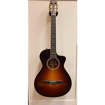 Taylor Used 2012 Taylor 712CE-n 2 Color Sunburst Acoustic Electric Guitar