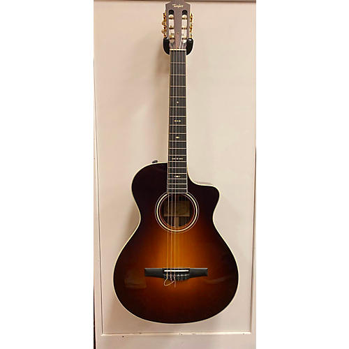 Taylor Used 2012 Taylor 712CE-n 2 Color Sunburst Acoustic Electric Guitar 2 Color Sunburst