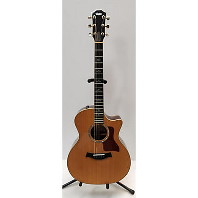 Taylor Used 2012 Taylor 814CE BUILDERS EDITION Natural Acoustic Electric Guitar