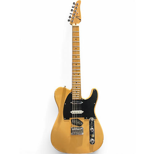 Used 2012 Tom Anderson Hollow T Classic Contoured Butterscotch Hollow Body Electric Guitar Butterscotch