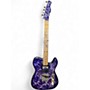 Used 2013 Crook Custom Telecaster Purple Paisley Solid Body Electric Guitar Purple Paisley