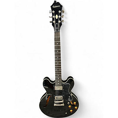 Used 2013 Epiphone Dot Black Hollow Body Electric Guitar