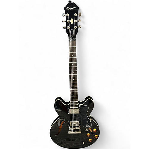 Used 2013 Epiphone Dot Black Hollow Body Electric Guitar Black