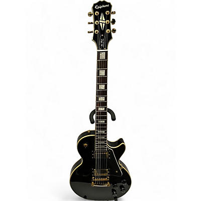 Epiphone Used 2013 Epiphone Les Paul Custom Ebony Solid Body Electric Guitar