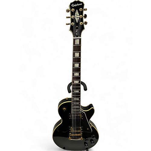 Epiphone Used 2013 Epiphone Les Paul Custom Ebony Solid Body Electric Guitar Ebony