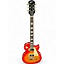 Used 2013 Epiphone Les Paul Standard Cherry Sunburst Solid Body Electric Guitar Cherry Sunburst
