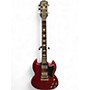 Used 2013 Epiphone SG Standard Worn Cherry Solid Body Electric Guitar Worn Cherry