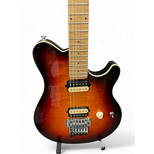 Ernie Ball Music Man Used 2013 Ernie Ball Music Man Axis 3 Color Sunburst Solid Body Electric Guitar 3 Color Sunburst