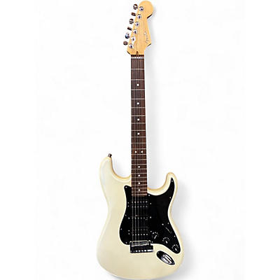 Used 2013 Fender American Deluxe Stratocaster HSH Olympic White Solid Body Electric Guitar