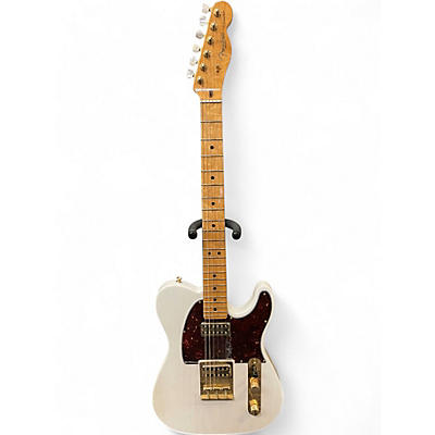 Used 2013 Fender American Select Light Ash Telecaster White Blonde Solid Body Electric Guitar
