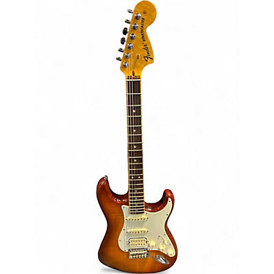Used 2013 Fender American Select Stratocaster HSS Tobacco Sunburst Solid Body Electric Guitar