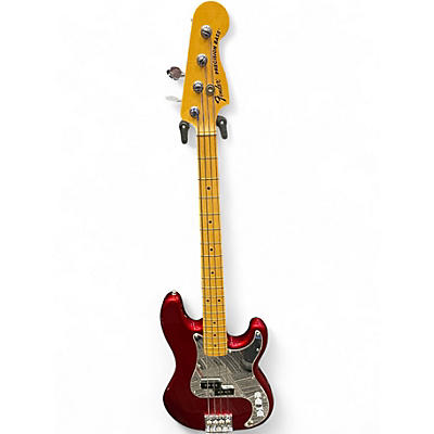 Used 2013 Fender American Special Precision Bass RED Electric Bass Guitar