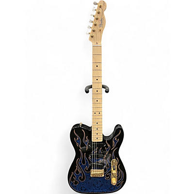 Used 2013 Fender Artist Series James Burton Telecaster blue paisley Solid Body Electric Guitar