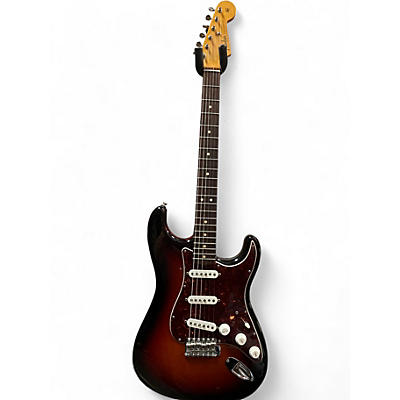 Used 2013 Fender Artist Series John Mayer Stratocaster 3 Color Sunburst Solid Body Electric Guitar