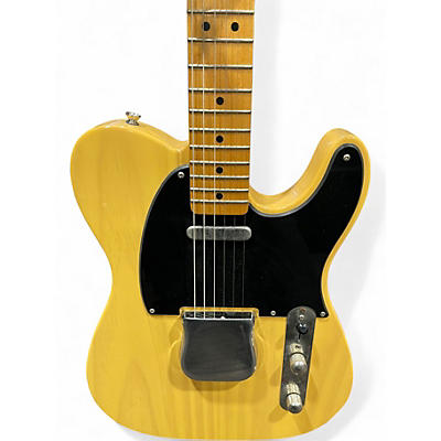 Used 2013 Fender Deluxe Ash Telecaster Butterscotch Blonde Solid Body Electric Guitar