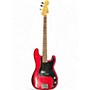 Used 2013 Fender Nate Mendel Signature Precision Bass Candy Apple Red Electric Bass Guitar Candy Apple Red