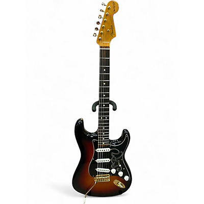 Used 2013 Fender SRV Signature Strat 3 Color Sunburst Solid Body Electric Guitar