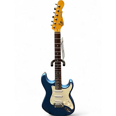 Used 2013 G&L Tribute Legacy Blue Solid Body Electric Guitar