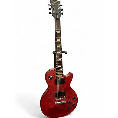 Used 2013 Gibson Les Paul Junior Trans Crimson Red Solid Body Electric Guitar