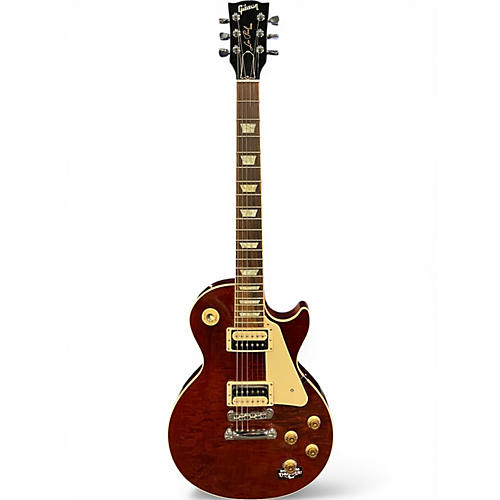 Used 2013 Gibson Les Paul Standard Crimson Red Trans Solid Body Electric Guitar Crimson Red Trans